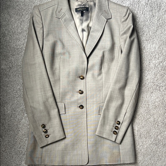 Escada Light Tan Men's Blazer - Picture 1 of 4